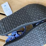 Time & Tru NWT Blue Tie Dye Strappy Sandals Photo 1