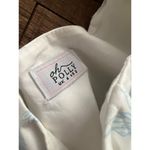 Oh Polly  toile blue puff sleeve corset top Photo 2