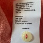 Anthropologie  Peach Pink Buttoned Sleeveless Shorts Romper Size 12 NWT! Photo 8