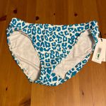 Calvin Klein Classic Mid-Rise Bikini Swim Bottom Animal Print Large NWT Photo 1