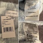 Lost + Wander  Stay Humble Sweater Exaggerated Ruffle Baby Blue M / L NWT Photo 10