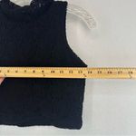 Glamorous  Sleeveless Cropped High Neck Crop Top Lace Small Black Photo 2