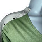 JAMIE SADOCK Avocado Green Cap Sleeve Top Silver Studs NWT $55 Size‎ Small Photo 2