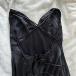 Superdry - Satin Black Midi Dress Photo 7