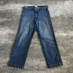 Boyish Jeans Womens 31 Blue Denim Carter High Rise Distressed Ankles Photo 0