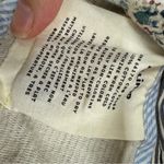 Anthropologie Allihop Grey White Striped Fitted Blazer Jacket Womens M Preppy Photo 7