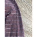 Lululemon Back In Action Long Sleeve Short Serve Stripe HeatherSpiced Chai White Photo 6