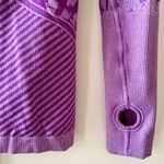 Lululemon  Swiftly Tech Long Sleeve Crew, Heathered Tender Violet Purple sz. 6 Photo 11