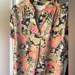 Molly Bracken  floral short sleeve blouse multicolor size xs women’s Photo 3