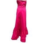 Hutch Anthro  Bow-Tie Maxi Dress, bright pink, Sz 18W Photo 5