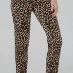 Michael Kors MICHAEL Cheetah Print Ponte Knit Pull-On Slim Leg Ankle SZL Photo 1