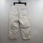 Judy Blue  Not Too Salty High Rise Wide Leg Cropped Jeans in white plus size 16W Photo 4