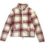 No Boundaries  Fleece Plaid Pullover Sweatshirt Juniors size small 3-5 half zip Photo 0