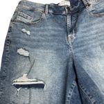 Lane Bryant  Signature Fit Mid Rise Boyfriend Bermuda Short Light Denim Size 16 Photo 2