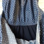 Club Monaco  Sz 4  Leele Tiered Indigo Denim Romper Photo 4