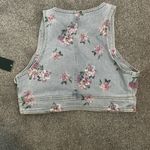 Wild Fable  Floral Denim Crop Top Photo 3