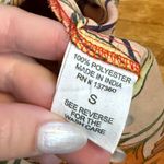 Live 4 Truth  Women’s Small Red Green Tropical Midi Dress Palm Leaf Toucan Vaca Photo 7