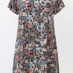 Loft Womens Dress Size XSP Floral Smocked Sleeve Casual Summer Sundress Cottage Photo 0