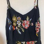 Old Navy Black Floral Mini Dress Photo 2