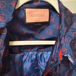 Gucci Authentic GG Blue and Red Patterned Photo 1