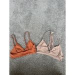 Free People Two‎ 2  Bra Bralets Xs Orange Beige Photo 1