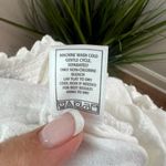 Monrow NWT Women's Cotton Gauze Smocked Wide Leg Pants Resort Beach Summer SZ XS White Photo 8