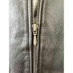 wilson's leather Vintage 80s Wilson’s Leather Brown Collared Button Front Jacket Lg W/flaws Photo 11