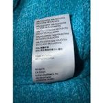 Pilcro Anthropologie  Cozy Cowl-Neck Aqua Blue Knit Dolman Sleeve Sweater XL Photo 7