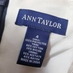 Ann Taylor  Black Lace Satin Gown Strapless Long Dress Photo 5