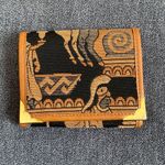 Horse embroidered wallet Brown Photo 0