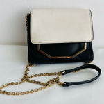 Louise et Cie Authentic  Two-Tone Leather small Crossbody / Magnetic Flap closure Photo 0