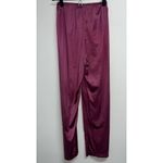 VINTAGE Fantasy Nightwear Pajamas Set Womens Medium Purple Nylon 2 PC Top Pants Photo 7