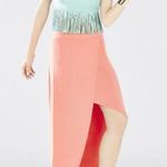 BCBGMAXAZRIA 💕💕 Aqua Fringe Crop Top Photo 3