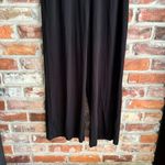 Lou & grey  Black Jersey Knit Wide Leg Pants, S Photo 4
