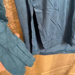 Free People  teal Fresh and Clean long sleeve shirt, M, NWT Photo 4