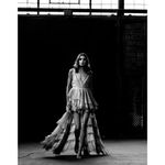 Mac Duggal Tiered Ruffle Chiffon High/Low Gown in Rose Pink Size US 2 Photo 2