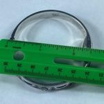 Brighton Clamper Style Bracelet Magnetic Closure Silver Tone Rhinestone Accents Photo 6