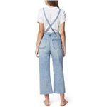 joe's jeans ✨ Wide Leg Denim Sz XS Overalls Crop Raw Hem Captivate Blue✨ Photo 2