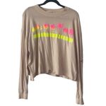 Daydreamer x Free People Shirt California Palm Tree LS Womens Size Medium Photo 2