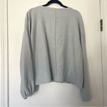 Wonderly  Textured Knit Oversized Dusty Blue Top in Women's‎ Size XL Photo 5