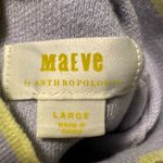 Anthropologie  Maeve Knit Dress in Soft Purple and Sunny Yellow/Green Photo 2