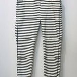 The Limited  Navy Blue and white cropped pants sz 6 Photo 1