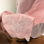 Laura Ashley  Pink Pajama Top Photo 4