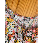 Billabong  Floral Puff Sleeve Midi Dress Boho Cottagecore XS Photo 1