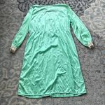 Vintage Moodsetter Nylon & Lace Nightgown and Robe Set Green Large Photo 5