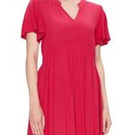 ICHI Marrakech Short Dress Pink Flutter Sleeve Flowy Size XS Photo 0