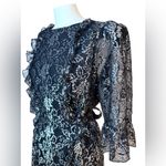 THE VAMPIRE'S WIFE x H&M Silver Lace Dress size XL Black Photo 10