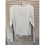 Wild Fable White Scoop Neck Long Sleeve Top Size 1X (runs Small) Soft Ribbed Photo 3