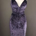 Windsor Purple Velvet Mini Bodycon Party Formal Dress Womens XS - Small Photo 5