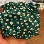 SheIn Kelly Green Two Piece Floral Cheeky & Strapless Top Swimsuit Size S Photo 6